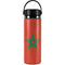 Morocco Flag Distressed Hydro Flask 20oz Wide Mouth Skin