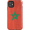 Morocco Flag Distressed iPhone 11 Impact Case