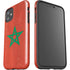 Morocco Flag Distressed iPhone 11 Impact Case