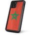 Morocco Flag Distressed iPhone 11 Pro Max Waterproof Case