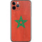 Morocco Flag Distressed iPhone 11 Pro Skin