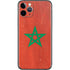 Morocco Flag Distressed iPhone 11 Pro Skin