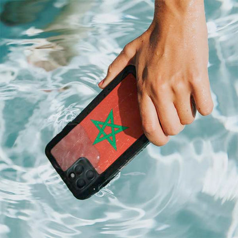Morocco Flag Distressed iPhone 11 Pro Waterproof Case
