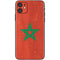 Morocco Flag Distressed iPhone 11 Skin