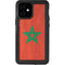 Morocco Flag Distressed iPhone 12 Mini Waterproof Case