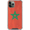 Morocco Flag Distressed iPhone 12 Pro Max Clear Case