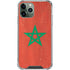 Morocco Flag Distressed iPhone 12 Pro Max Clear Case
