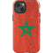 Morocco Flag Distressed iPhone 13 Impact Case