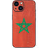 Morocco Flag Distressed iPhone 13 Mini Skin