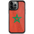 Morocco Flag Distressed iPhone 13 Pro Cargo Case