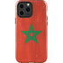 Morocco Flag Distressed iPhone 13 Pro Max Impact Case