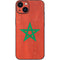 Morocco Flag Distressed iPhone 14 Skin