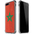 Morocco Flag Distressed iPhone 7/8 Plus Clear Case