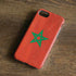 Morocco Flag Distressed iPhone 8 Pro Case