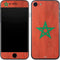 Morocco Flag Distressed iPhone 8 Skin
