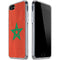 Morocco Flag Distressed iPhone SE (2nd & 3rd Gen) Clear Case