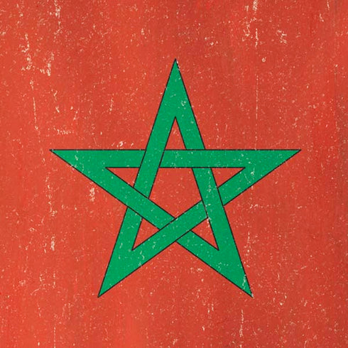 Morocco Flag Distressed iPhone XR Skin