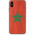 Morocco Flag Distressed iPhone XS Max Skin