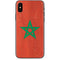 Morocco Flag Distressed iPhone XS Skin