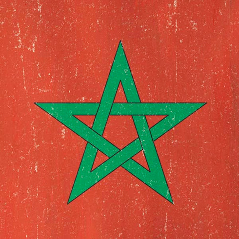 Morocco Flag Distressed iPhone XS Skin
