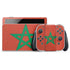 Morocco Flag Distressed Nintendo Switch OLED (2021) Skin
