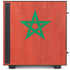 Morocco Flag Distressed NZXT H510 Compact ATX Mid-Tower Case Skin