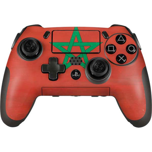 Morocco Flag Distressed PlayStation Scuf Vantage 2 Controller Skin