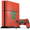 Morocco Flag Distressed PS4 Console and Controller Bundle Skin