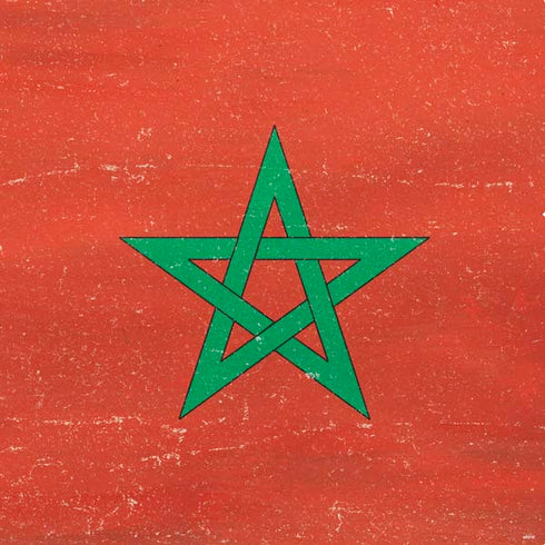 Morocco Flag Distressed PS4 Console Skin
