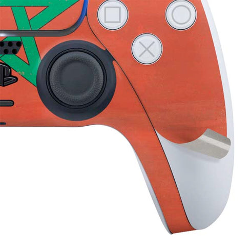 Morocco Flag Distressed PS5 Bundle Skin