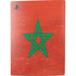 Morocco Flag Distressed PS5 Console Skin