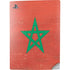 Morocco Flag Distressed PS5 Digital Edition Console Skin