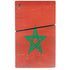 Morocco Flag Distressed PS5 Slim Digital Edition Console Skin