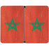 Morocco Flag Distressed Surface Duo Skin