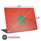 Morocco Flag Distressed Universal Laptop 12in (9.8 x 6.8in) Skin