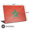 Morocco Flag Distressed Universal Laptop 18in (14.6 x 10.6in) Skin