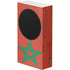 Morocco Flag Distressed Xbox Series S Console Skin