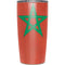 Morocco Flag Distressed Yeti 20oz Tumbler Skin