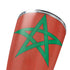 Morocco Flag Distressed Yeti 20oz Tumbler Skin