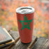 Morocco Flag Distressed Yeti 20oz Tumbler Skin
