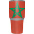 Morocco Flag Distressed Yeti 30oz Rambler Tumbler Skin
