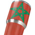 Morocco Flag Distressed Yeti 30oz Rambler Tumbler Skin