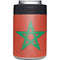 Morocco Flag Distressed Yeti Colster Can Insulator Skin