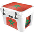 Morocco Flag Distressed YETI Tundra 35 Hard Cooler Skin