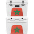 Morocco Flag Distressed YETI Tundra 35 Hard Cooler Skin