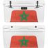 Morocco Flag Distressed YETI Tundra 75 Hard Cooler Skin