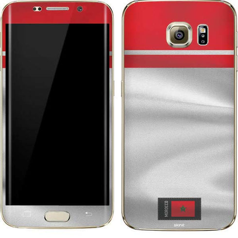 Morocco Soccer Flag Galaxy S7 Edge Skin