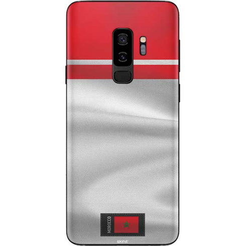 Morocco Soccer Flag Galaxy S9 Plus Skin