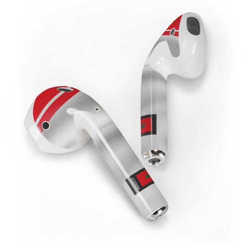 Morocco Soccer Flag Apple AirPods 2 Skin
