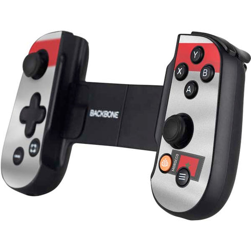 Morocco Soccer Flag Backbone One for iPhone Game Controller Skin